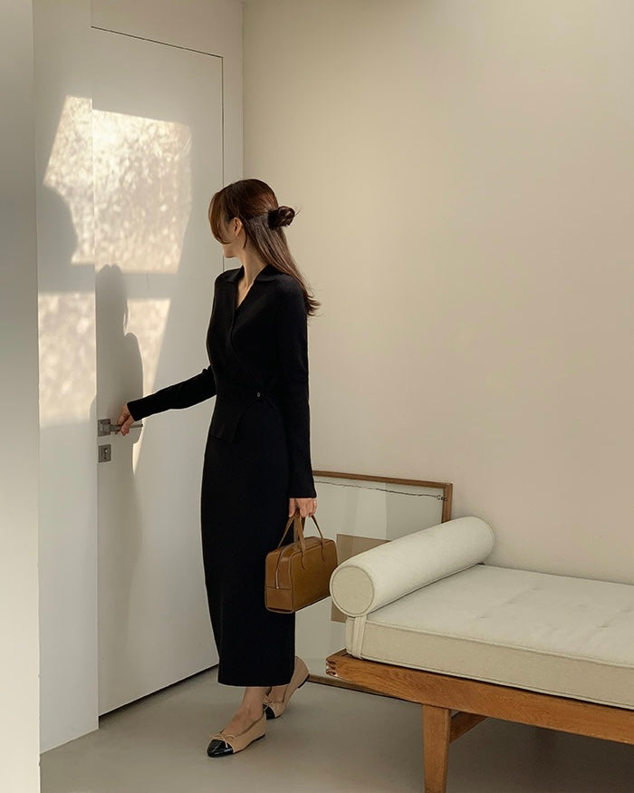 [🍂F/W] Plavo Wrap Knit OPS