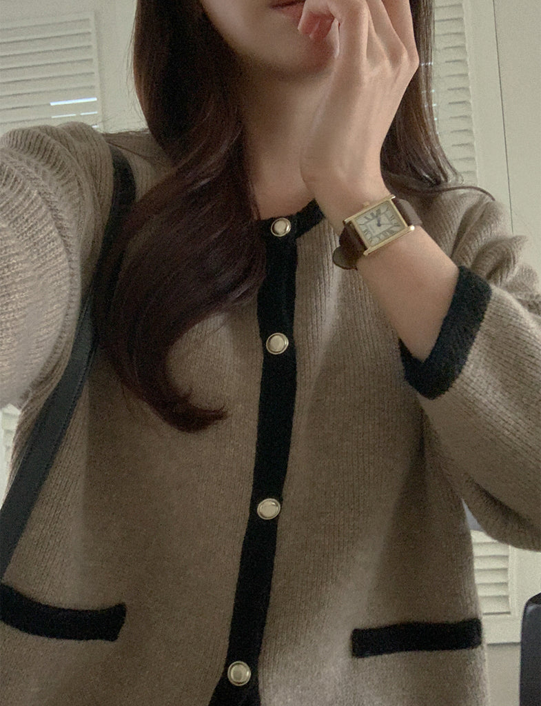 [🍂F/W] Vintage Gold Buttons Cardigan