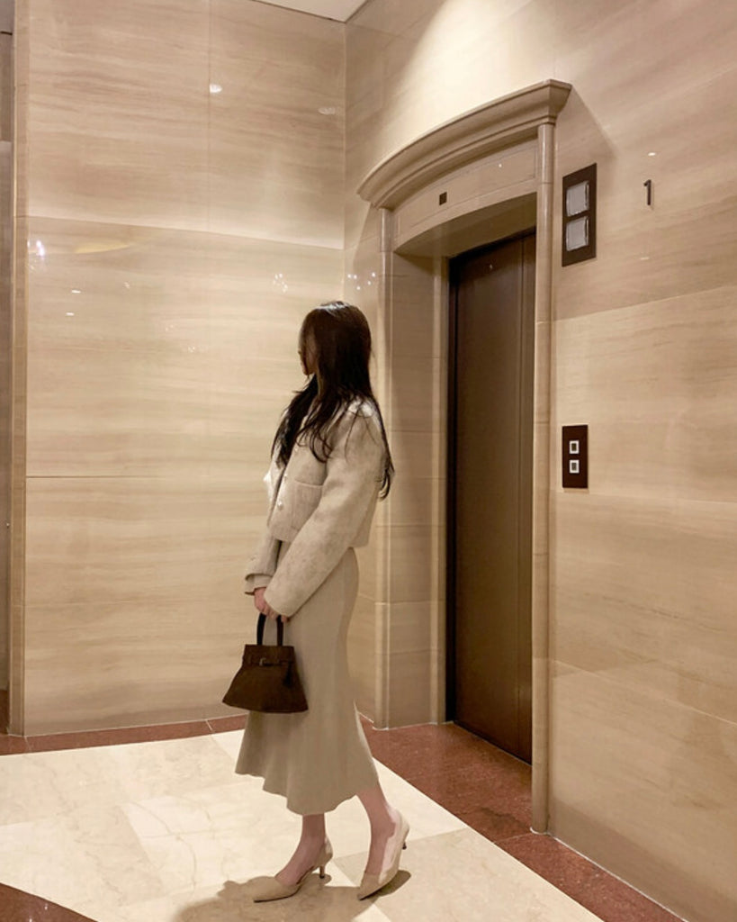 [🍂F/W] Fosley 60 Wool Bouclé Fur Jacket