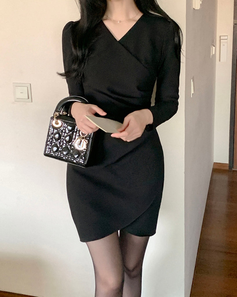 [🍂F/W] Aren Warp Pleated Dress