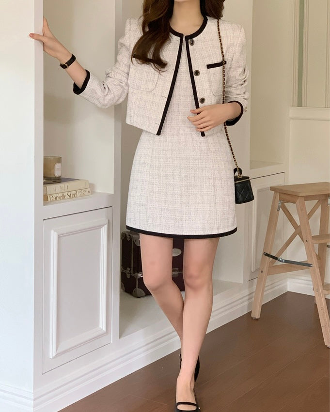 [🍂F/W] Classic Elegant Tweed Jacket