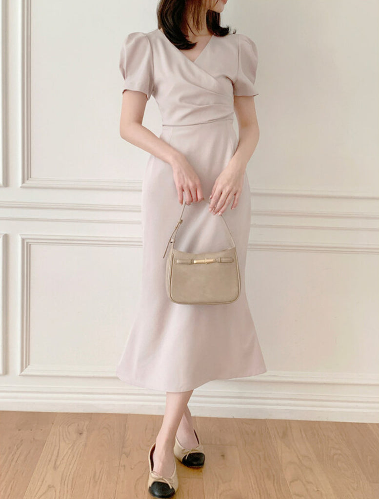[🌷S/S] Leanne Pleated Mermaid Dress