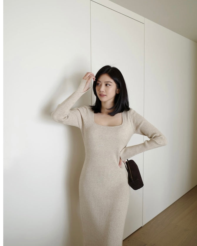 [🍂F/W] High Quality Wool Knit Dress