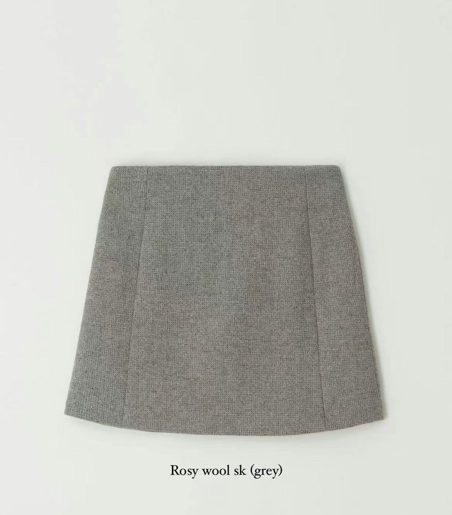 [🍂F/W] Rosy Wool Skirt