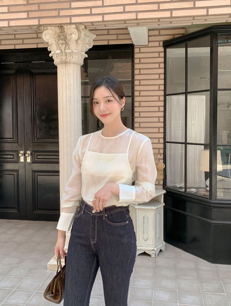 [🍂F/W] Lina Layered Silk Blouse