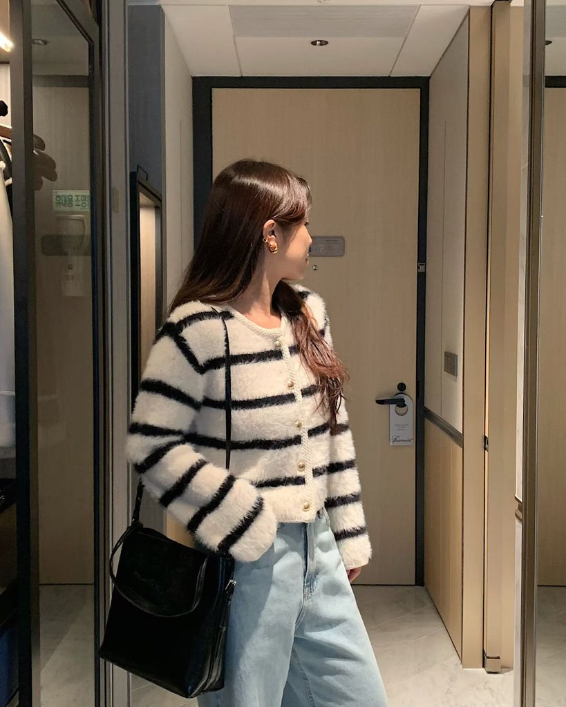 [🍂F/W] Gold Button Wool Cardigan