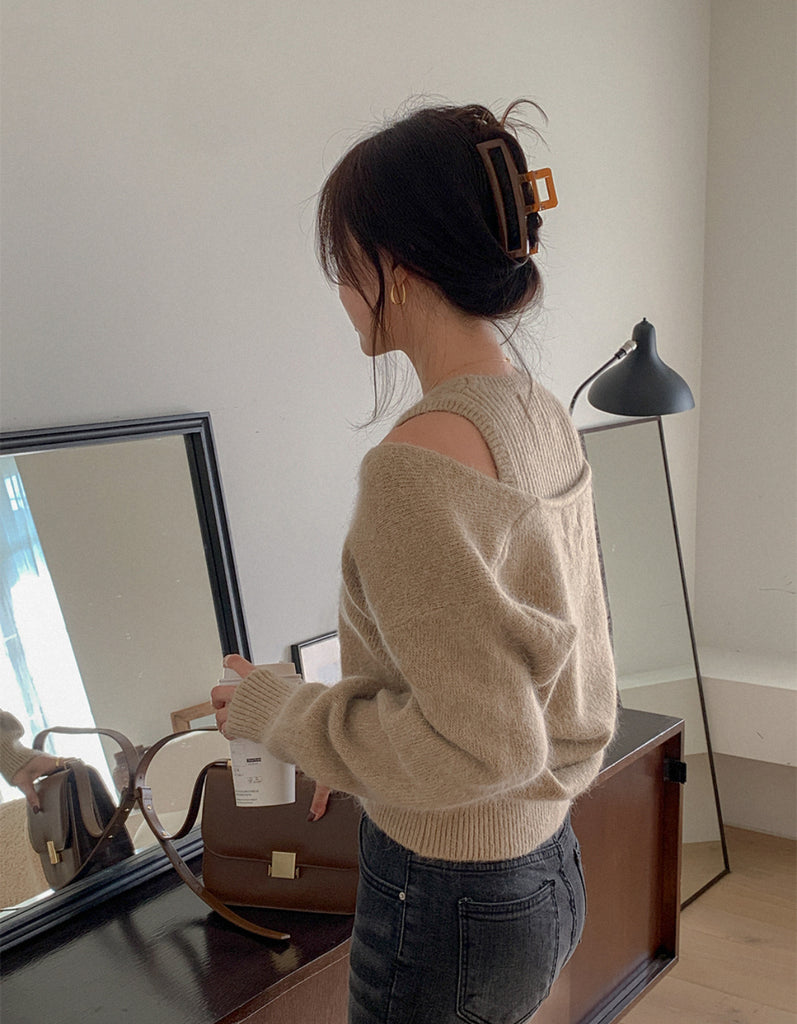 [🍂F/W] Harry Angora Layered Sweater