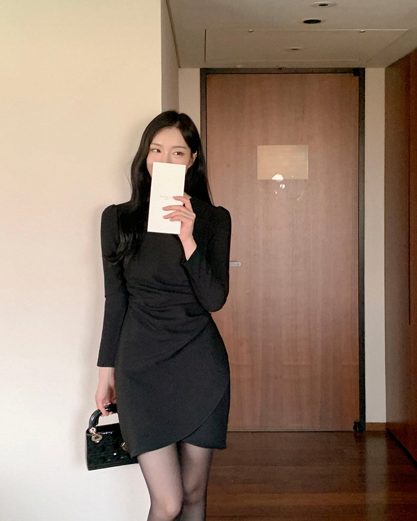 [🍂F/W] Aren Warp Pleated Dress