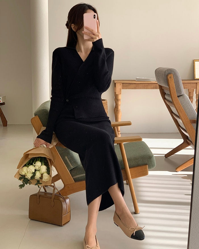 [🍂F/W] Plavo Wrap Knit OPS