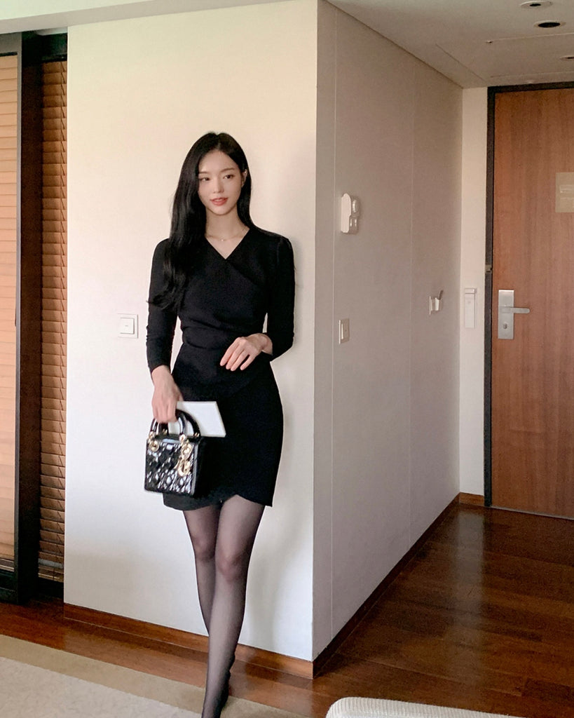 [🍂F/W] Aren Warp Pleated Dress