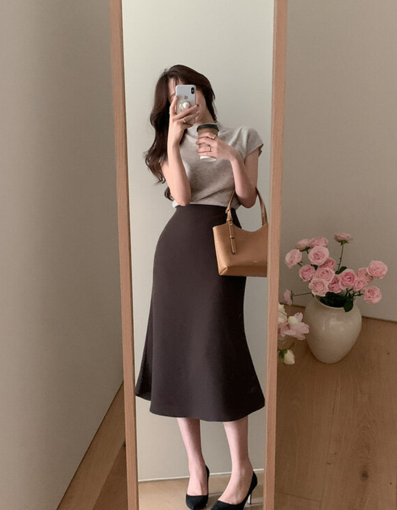 [🍂F/W] PE 4 Seasons Shading Skirt (11色)