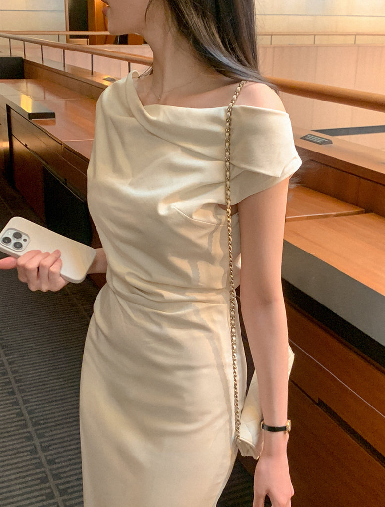 [🌷S/S] Louis Drape Rayon Dress