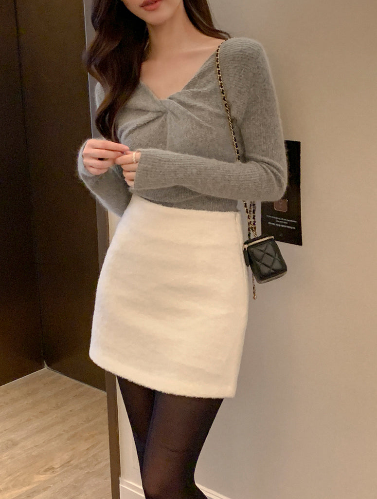 [🍂F/W] Angora Wool Twisted Knit