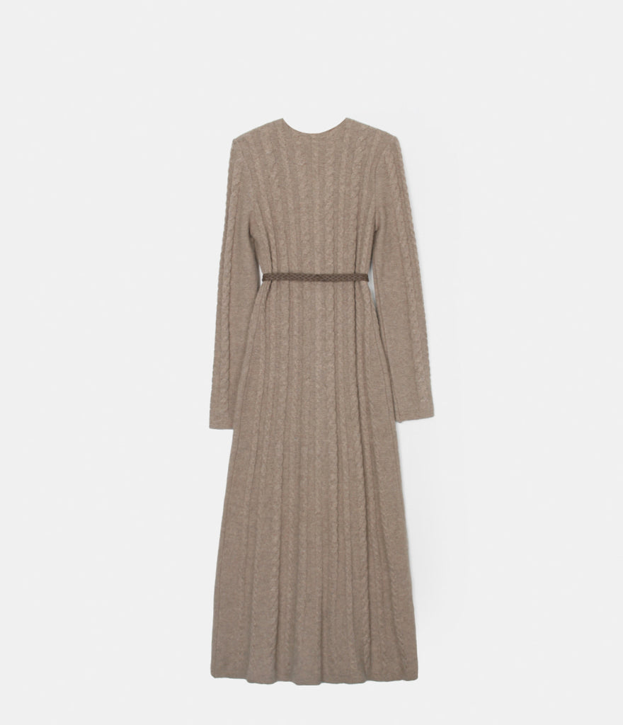 [🍂F/W] Twisted Flower Knitting Ops(附腰帶)