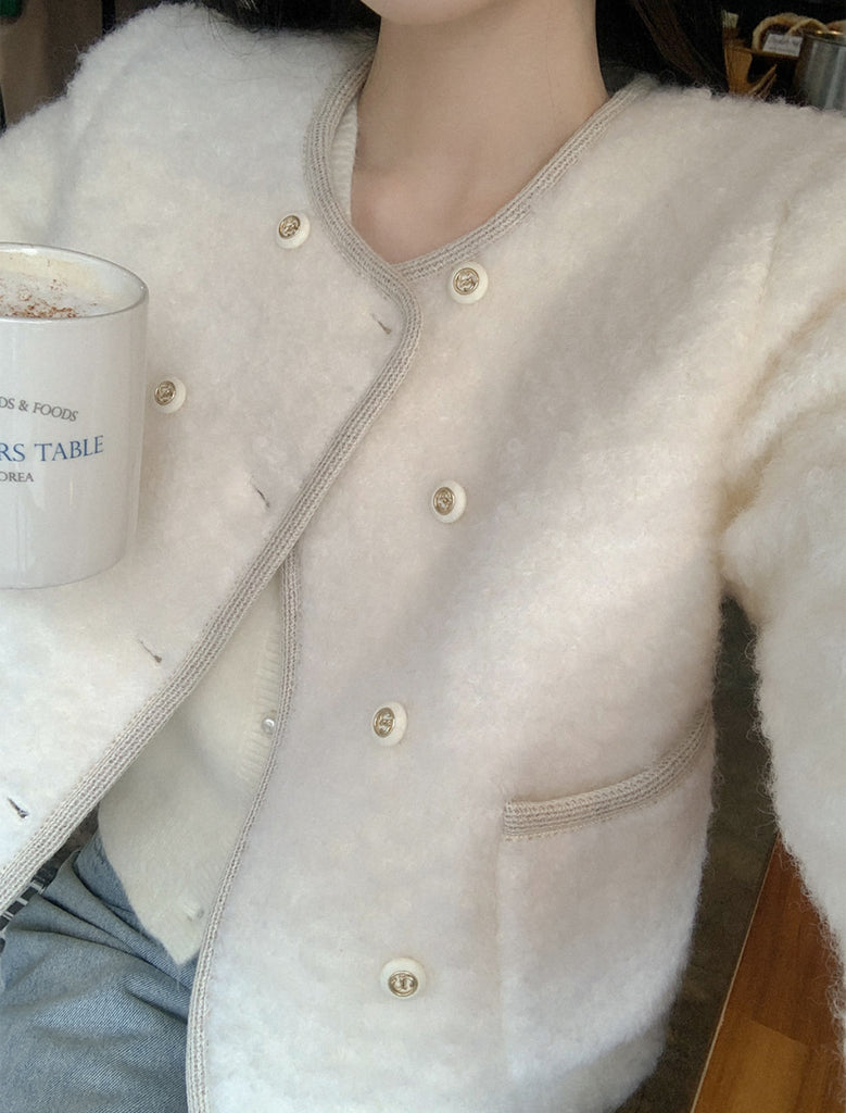 [🍂F/W] Tweed Wool Coat