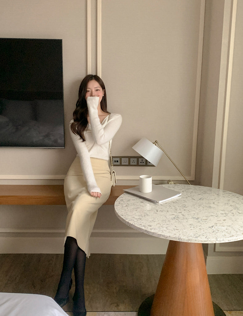 [🍂F/W] Angora Wool Twisted Knit