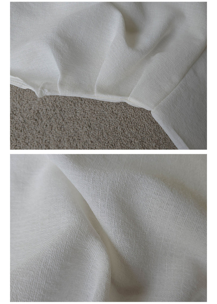 [🌷S/S] Off-Shoulder Bow Flared Blouse