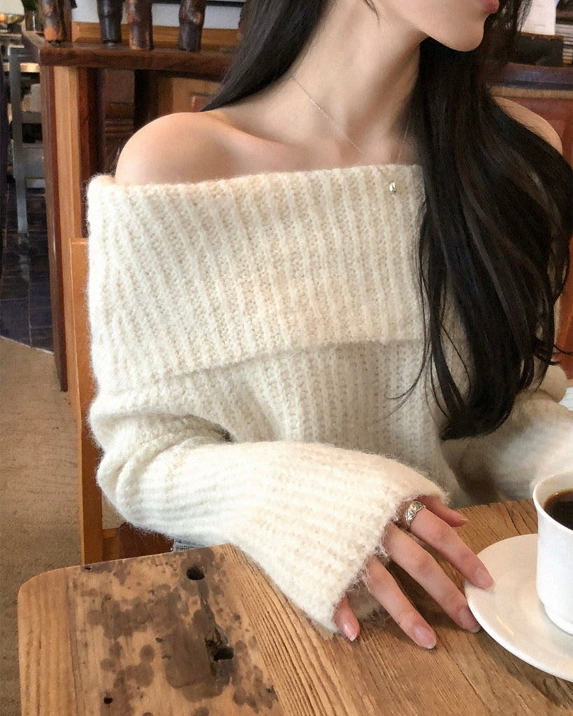 [🍂F/W] Jennie Softly Off-Shoulder Sweater