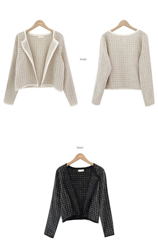 [🕊️SS] Tweed Mood Knit Cardigan