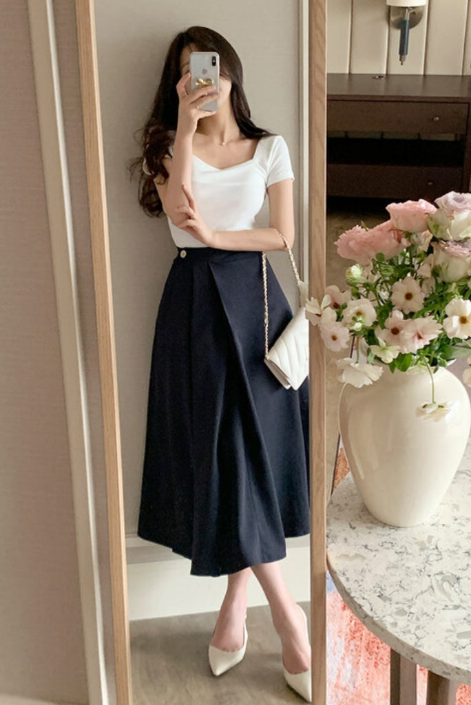 [🕊️SS] April Fleur Pleated Skirt