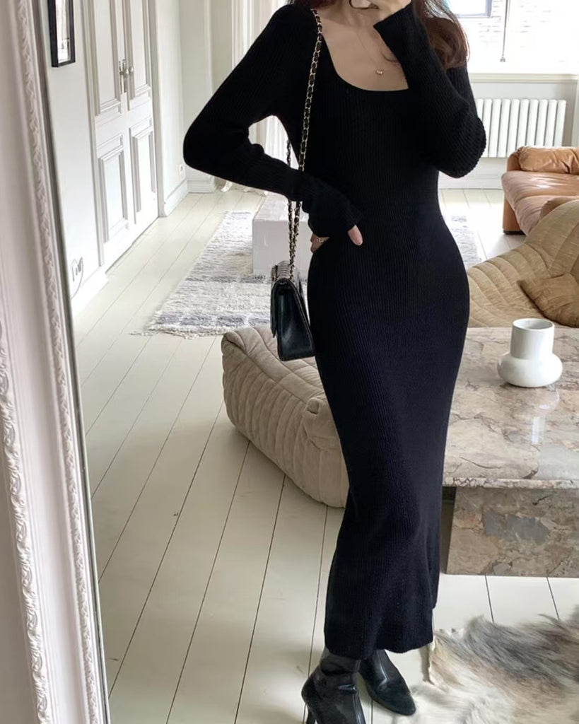 [🍂F/W] High Quality Wool Knit Dress