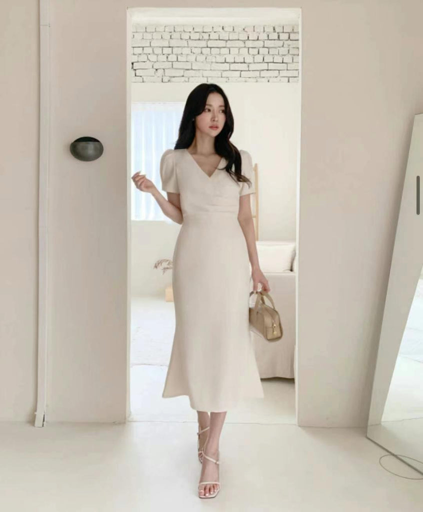 [🌷S/S] Leanne Pleated Mermaid Dress